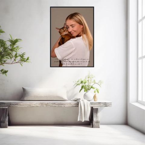 Tableau Photo Personnalisé Chat