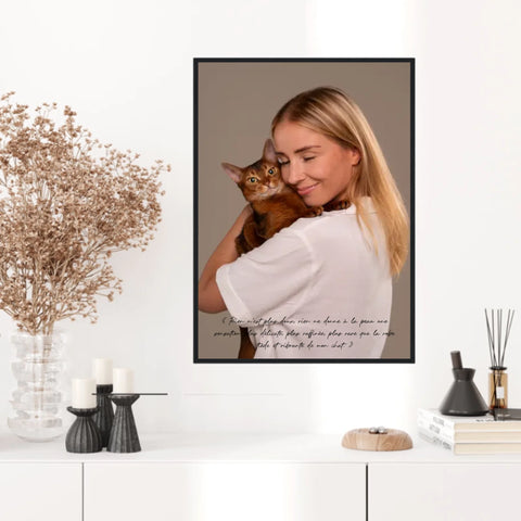 Tableau Photo Personnalisé Chat