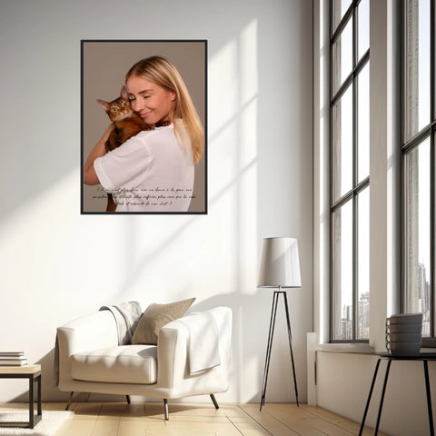 Tableau Photo Personnalisé Chat