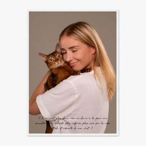 Tableau Photo Personnalisé Chat