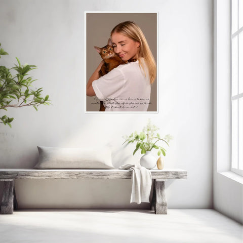 Tableau Photo Personnalisé Chat