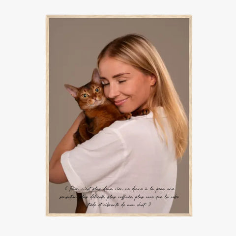 Tableau Photo Personnalisé Chat