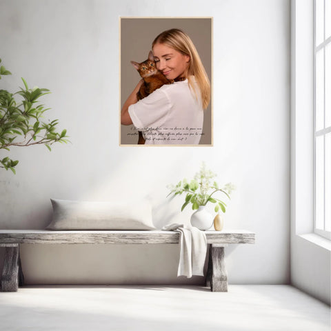 Tableau Photo Personnalisé Chat