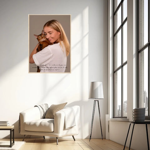 Tableau Photo Personnalisé Chat