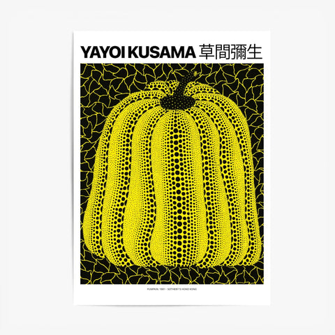 Affiche Et Tableau Yayoi Kusama Pumpkin 1981
