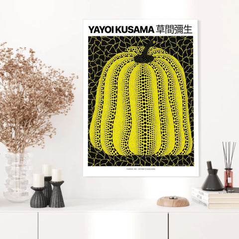 Affiche Et Tableau Yayoi Kusama Pumpkin 1981